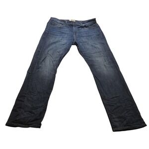 DL1961 Vinn Casual Straight Jeans Men's 38x34 Dark Wash Denim Blue Five pocket